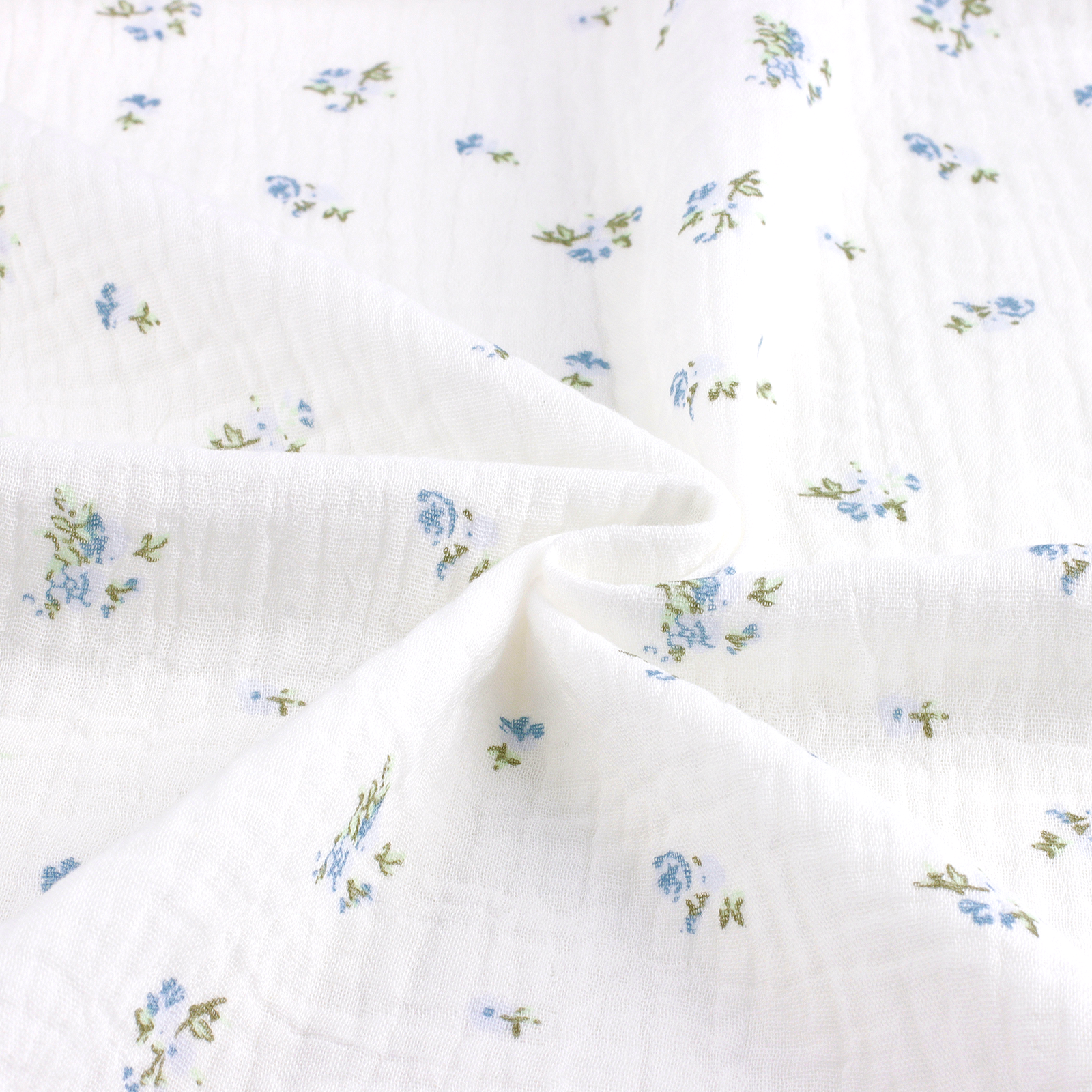 Floral Cotton Gauze by the Yard