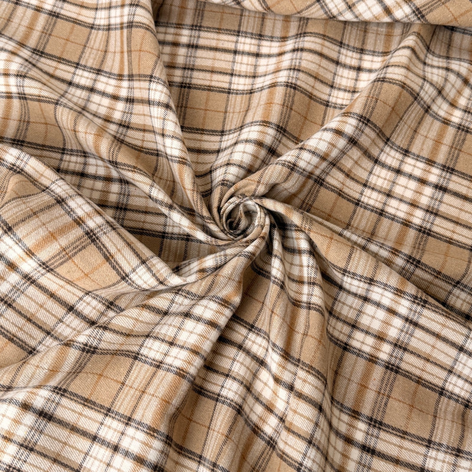 Plaid Cotton Flannel by the Yard
