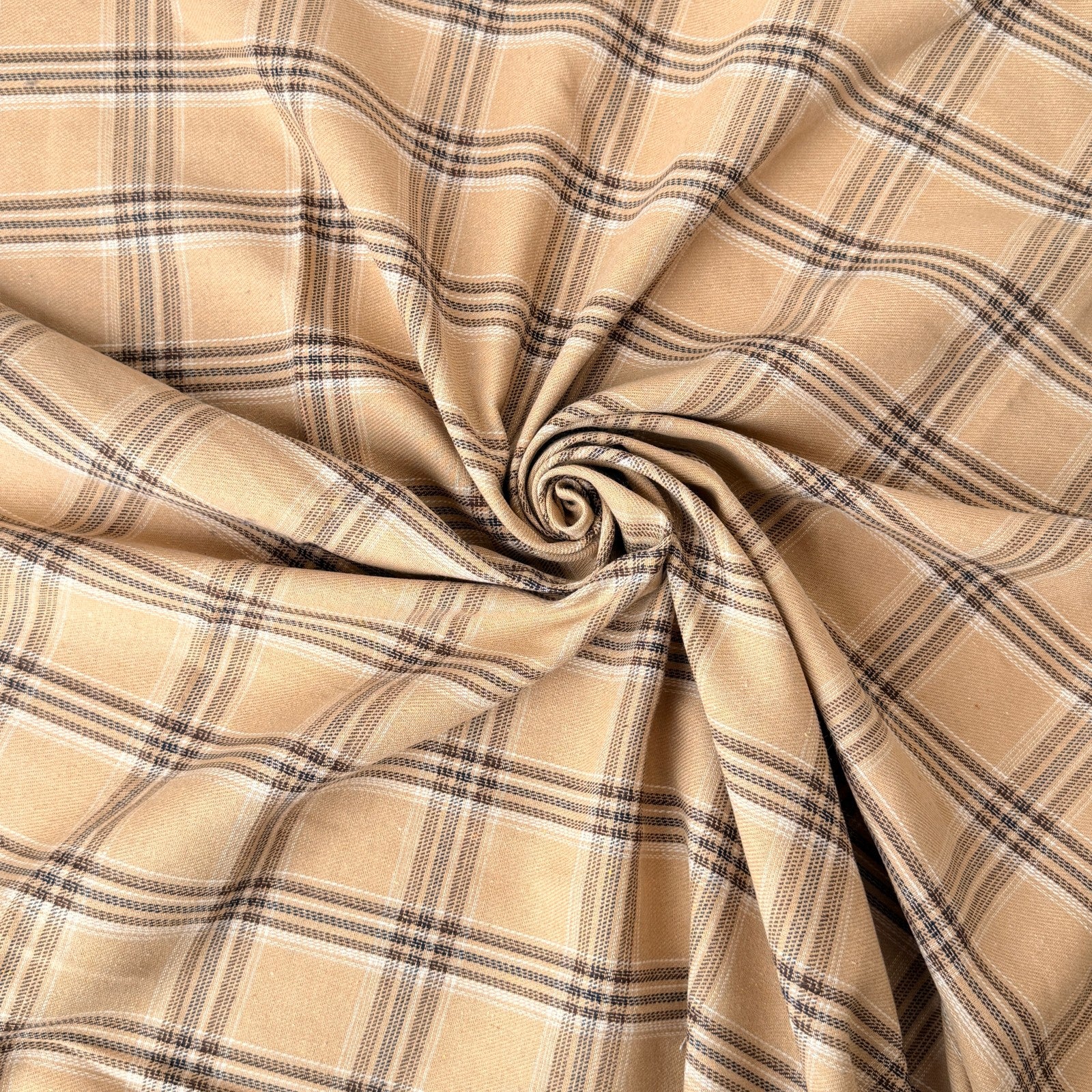 Plaid Cotton Flannel by the Yard