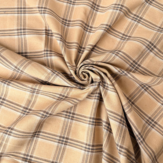 Plaid Cotton Flannel by the Yard - product view 8