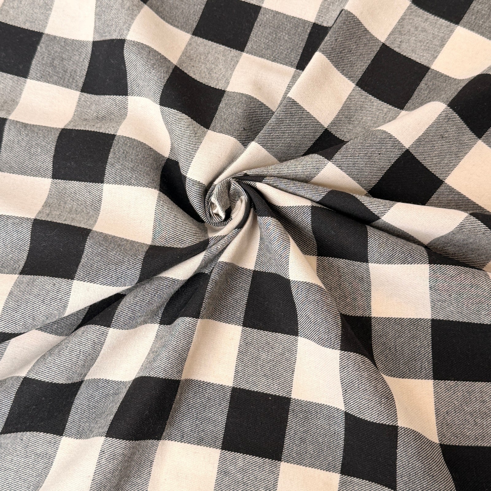 Plaid Cotton Flannel by the Yard
