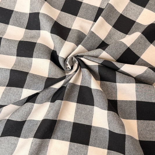 Plaid Cotton Flannel by the Yard