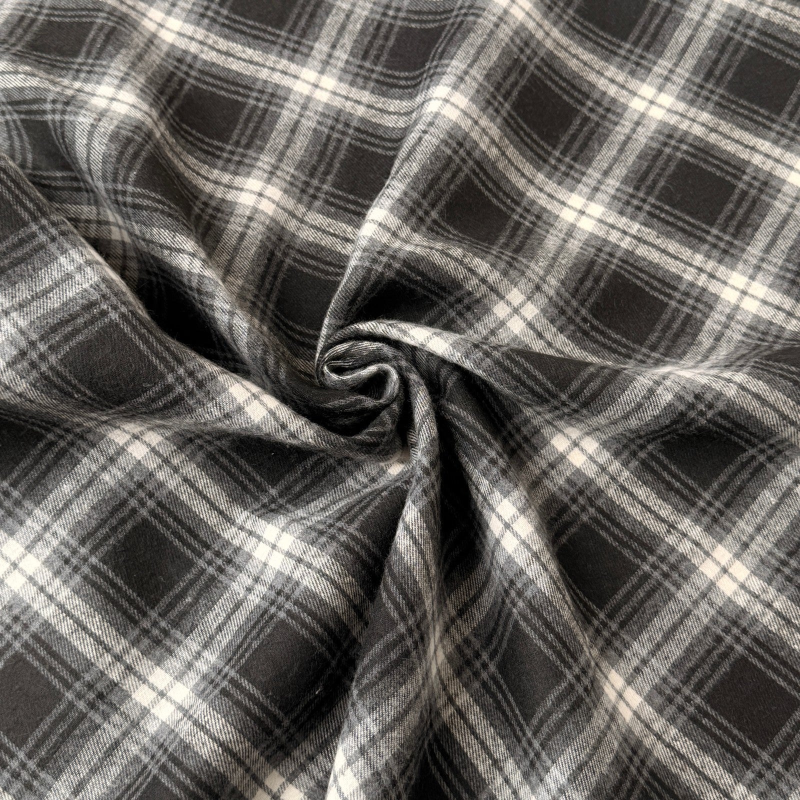 Plaid Cotton Flannel by the Yard