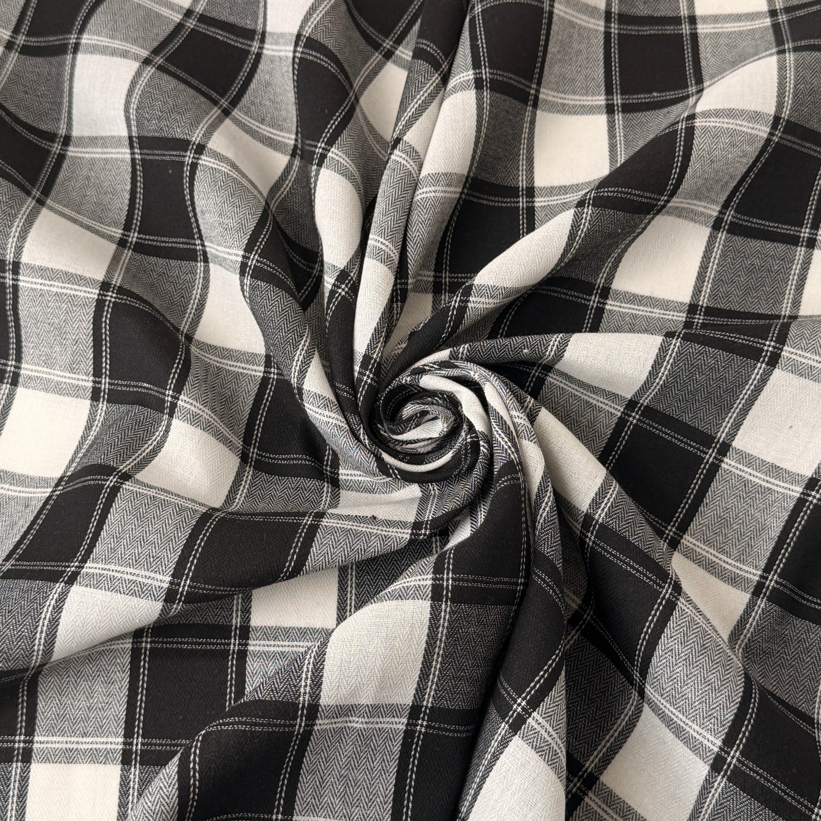 Plaid Cotton Flannel by the Yard