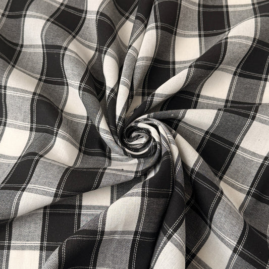 Plaid Cotton Flannel by the Yard - product view 3
