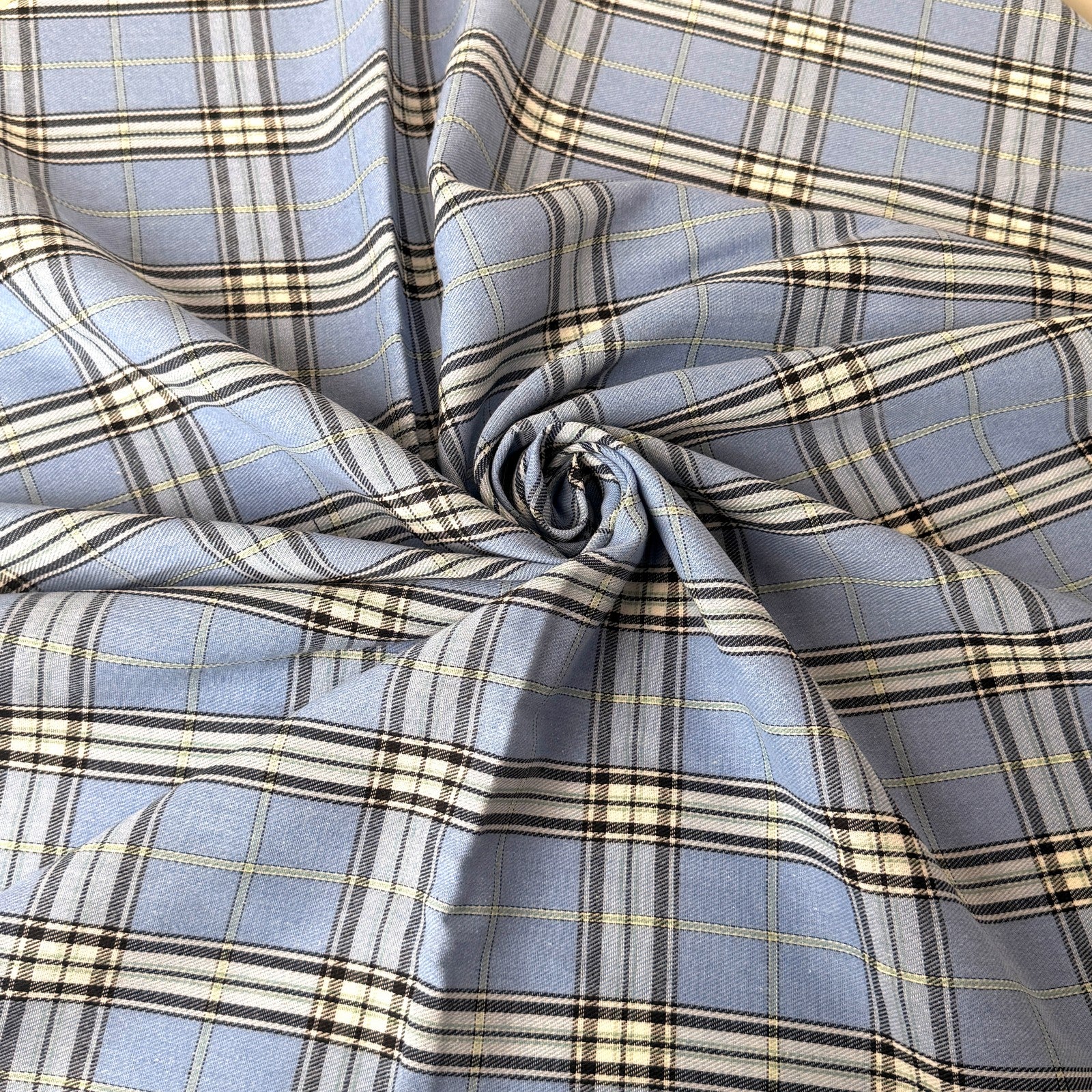 Plaid Cotton Flannel by the Yard