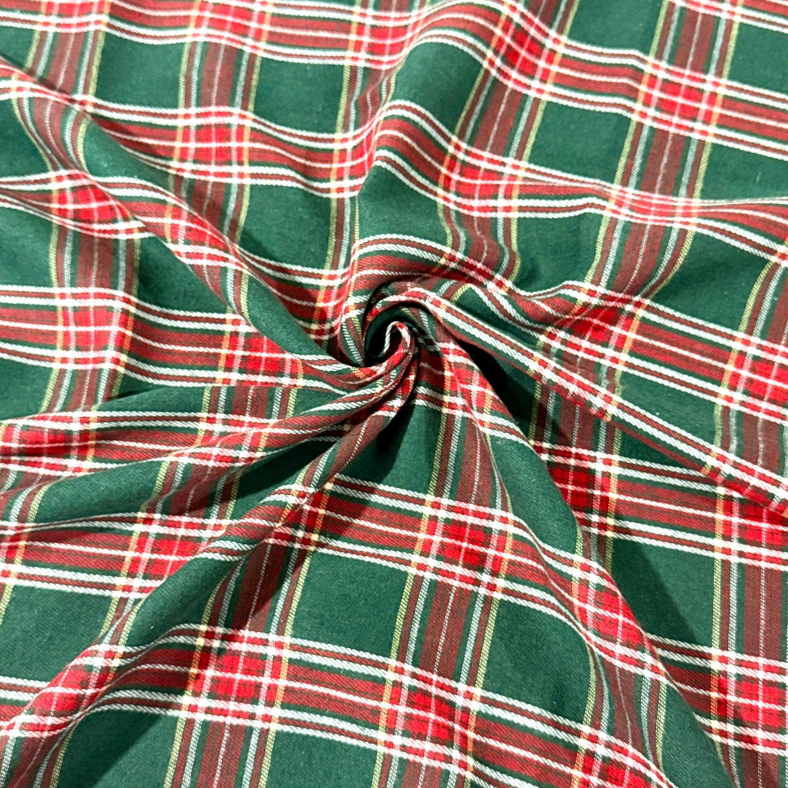 Plaid Cotton Flannel by the Yard