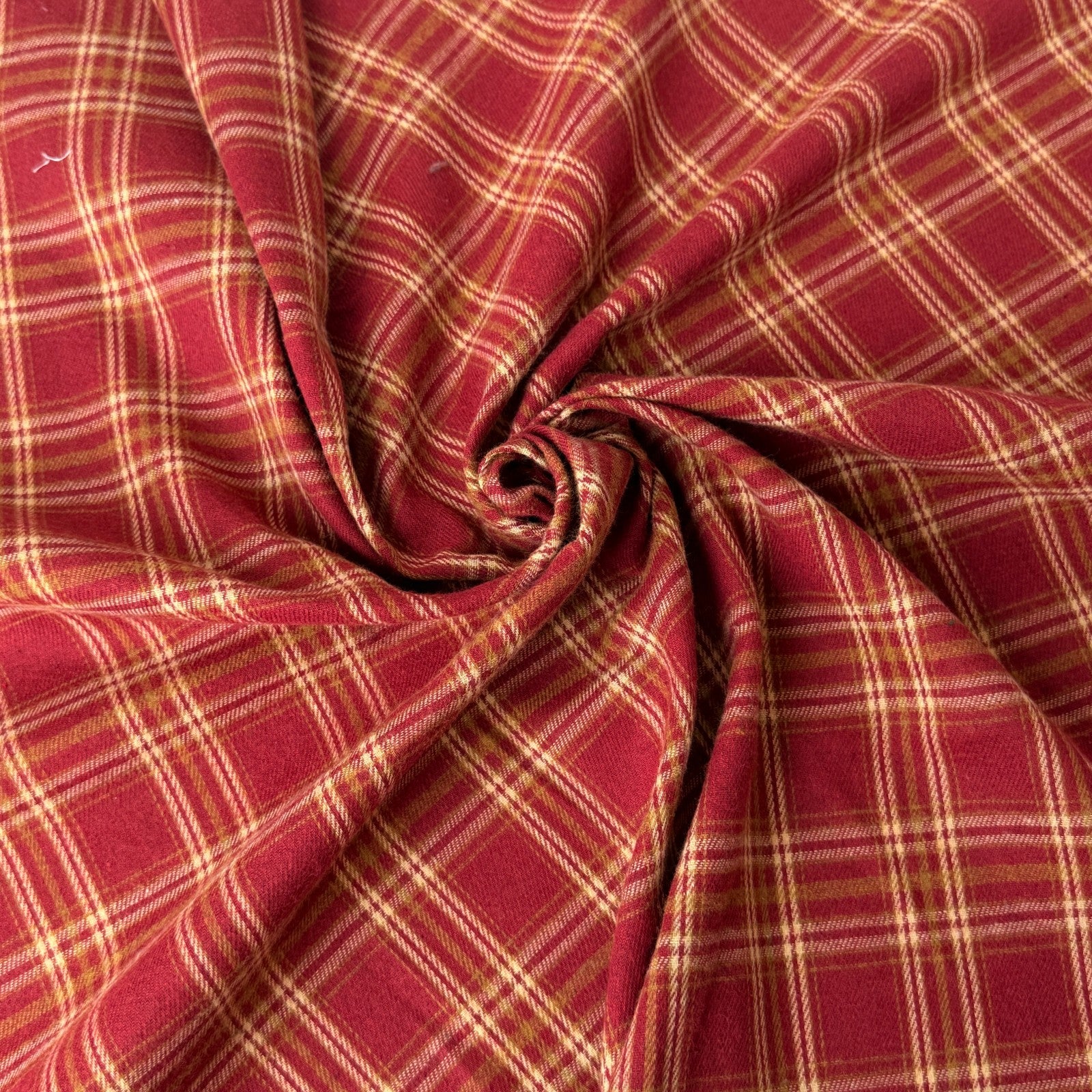 Plaid Cotton Flannel by the Yard