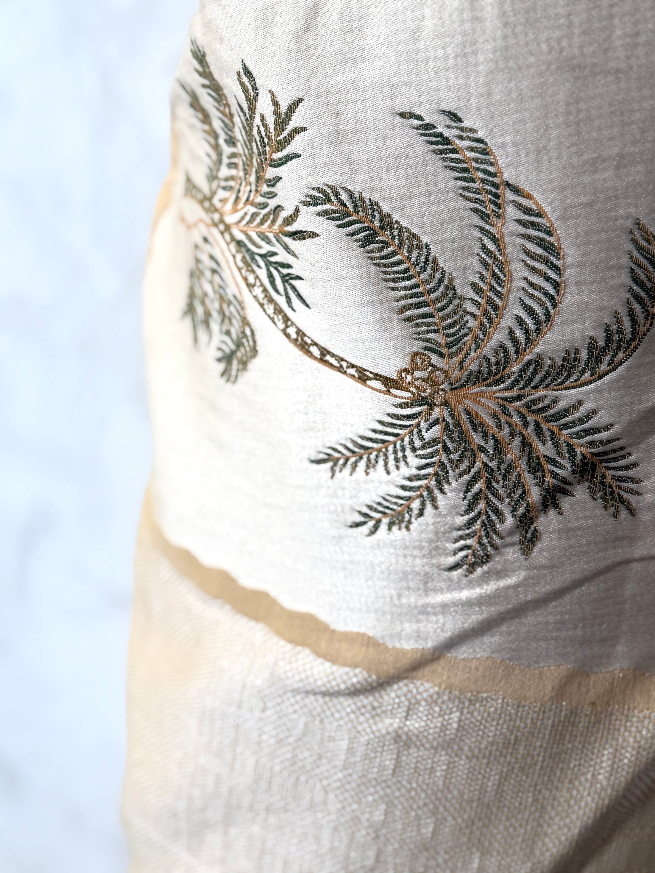 Palm Tree Jacquard Upholstery Fabric