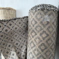 Load image into Gallery viewer, Vintage Diamond Lattice Jacquard Upholstery Fabric
