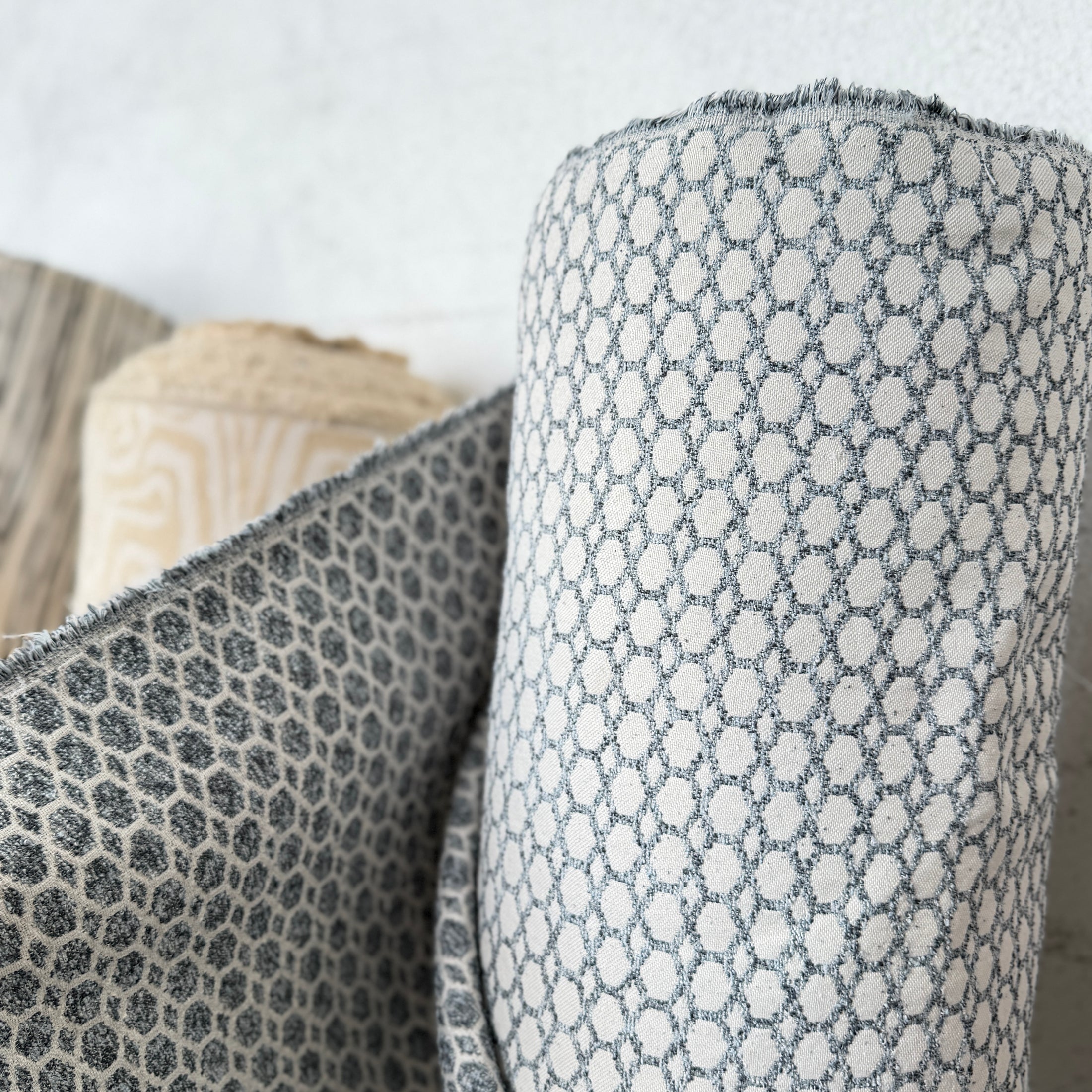 Honeycomb Jacquard Upholstery Fabric