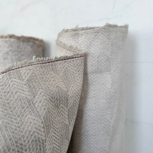 Grey Herringbone Jacquard Upholstery Fabric