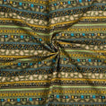 Load image into Gallery viewer, African Ethnic Style Printed Cotton Fabric, Geometric Pattern - 
