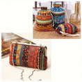 Load image into Gallery viewer, African Ethnic Style Printed Cotton Fabric, Geometric Pattern - 

