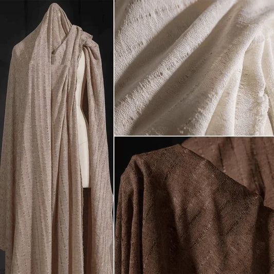 Aged Crafted Linen, Lightweight, Premium Designer Fabrics - 