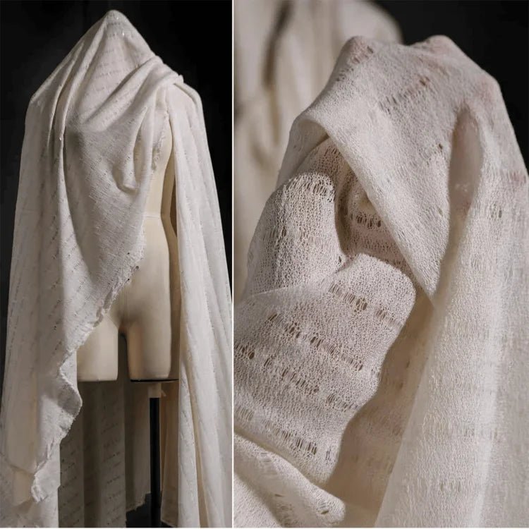 Aged Crafted Linen, Lightweight, Premium Designer Fabrics - 