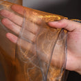 Load image into Gallery viewer, Antique Bronze & Golden Gradient Sheer Mesh Tulle Fabric - 

