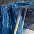 Load image into Gallery viewer, Blue Metallic Fabric, Handmade DIY Fabric Diy Tulle For Sewing Apparel Costumes Craft - 
