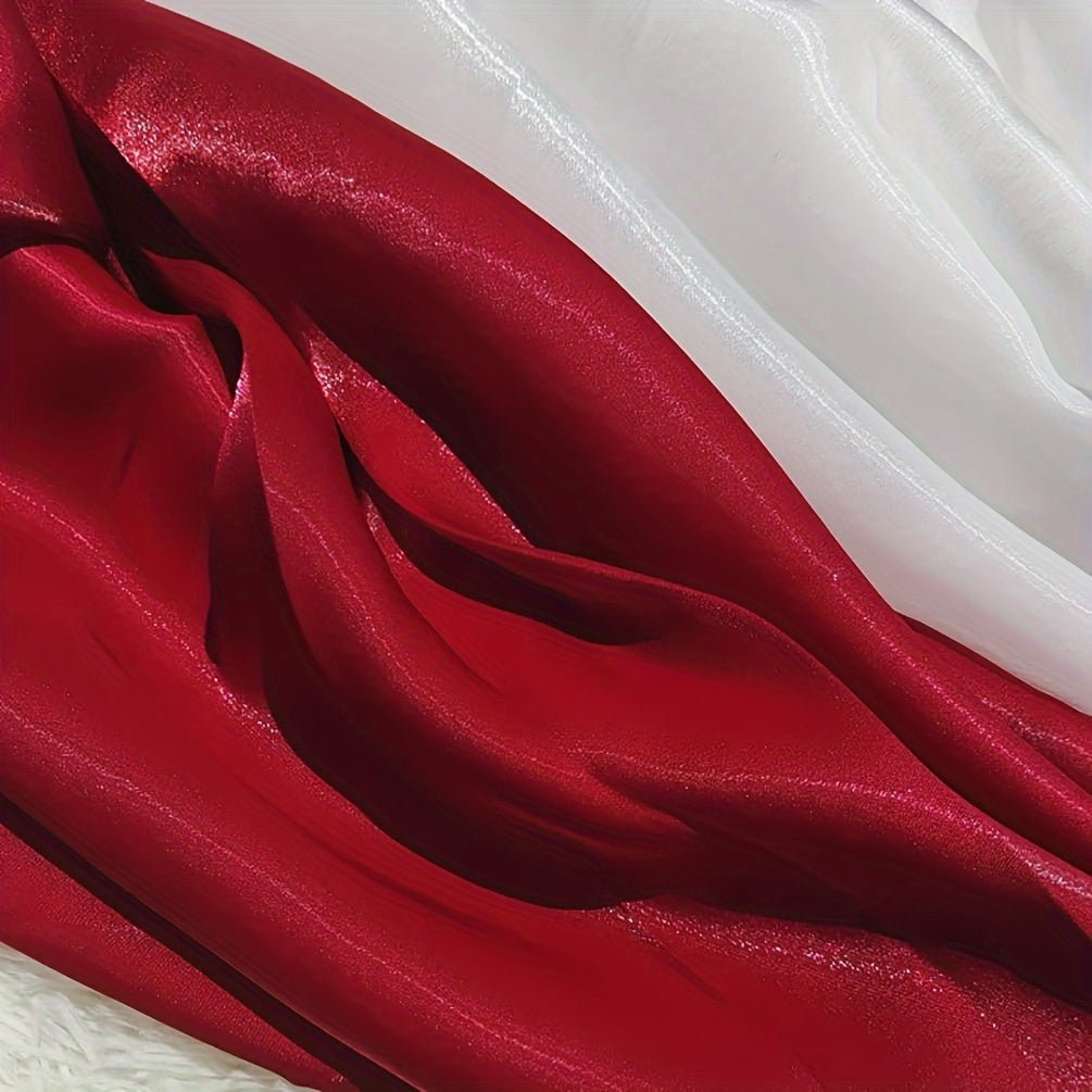 Colorful Solid Color Organza Fabric Yarn Organza Dress Wedding Dress Diy Sewing Fabric - 