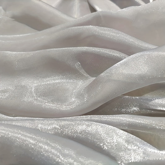 Colorful Solid Color Organza Fabric Yarn Organza Dress Wedding Dress Diy Sewing Fabric - 