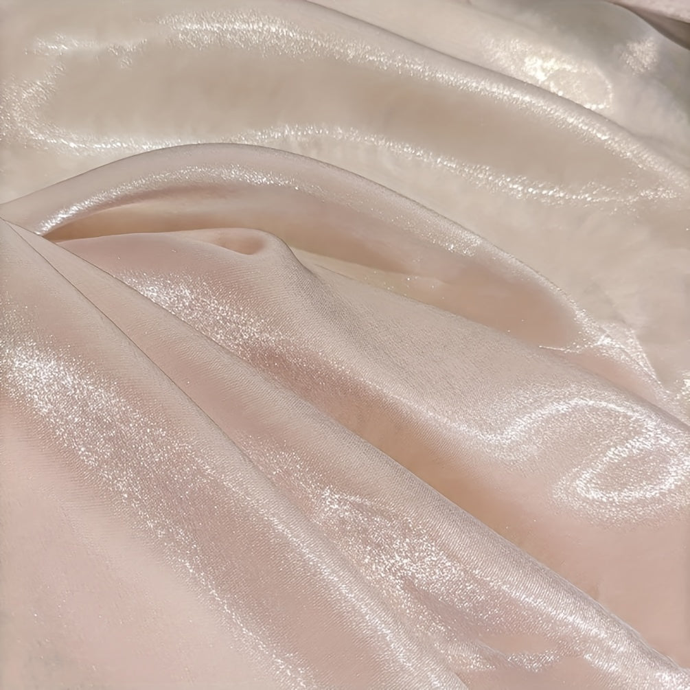 Colorful Solid Color Organza Fabric Yarn Organza Dress Wedding Dress Diy Sewing Fabric - 
