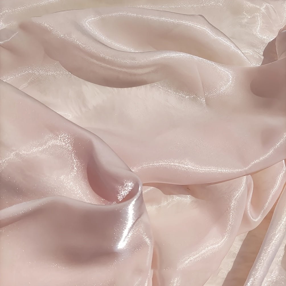 Colorful Solid Color Organza Fabric Yarn Organza Dress Wedding Dress Diy Sewing Fabric - 