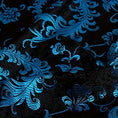 Load image into Gallery viewer, Elegant Jacquard Satin Damask Fabric by the Yard - 100% Polyester Pre - cut Floral Upholstery & Fashion Material, Machine Washable, 150gsm - 
