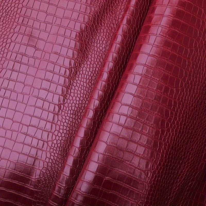 Embossed Crocodile Texture Vinyl Fabric - 