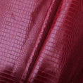 Load image into Gallery viewer, Embossed Crocodile Texture Vinyl Fabric - 
