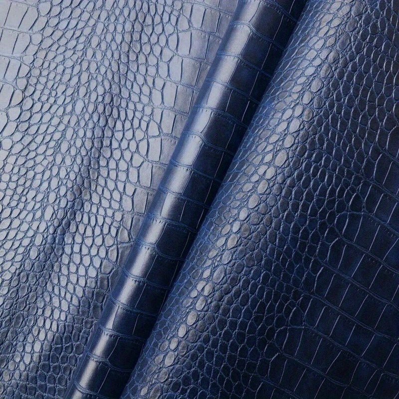 Embossed Crocodile Texture Vinyl Fabric - 