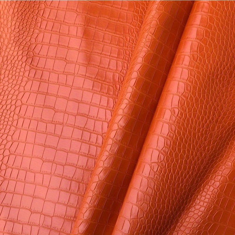 Embossed Crocodile Texture Vinyl Fabric - 