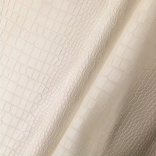 Embossed Crocodile Texture Vinyl Fabric - 