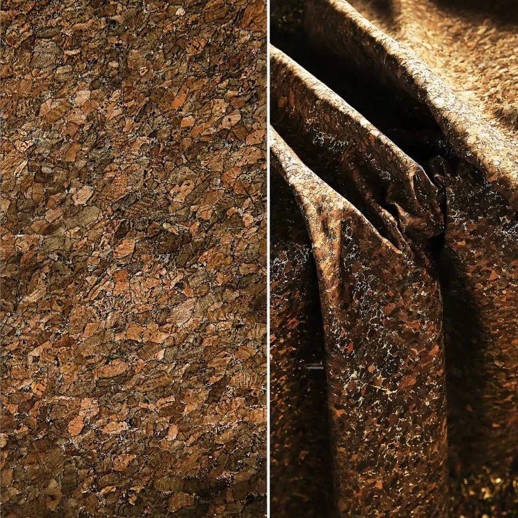 Faux Natural Deciduous Bark Style Stamping fabrics, Designer Fabrics, Fashion Fabrics - 