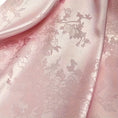 Load image into Gallery viewer, Floral Jacquard Brocade Satin Fabric - 
