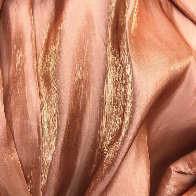Glitter Gradient Fabric Glossy Satin Sequined Fabric - 