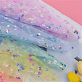 Load image into Gallery viewer, Heat Transfer Colorful Butterfly Gauze Tulle Fabric, Suitable for Handmade Bows, Shoe and Clothing Accessories, Photo Background, etc - 
