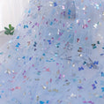 Load image into Gallery viewer, Heat Transfer Colorful Butterfly Gauze Tulle Fabric, Suitable for Handmade Bows, Shoe and Clothing Accessories, Photo Background, etc - 
