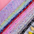 Load image into Gallery viewer, Heat Transfer Colorful Butterfly Gauze Tulle Fabric, Suitable for Handmade Bows, Shoe and Clothing Accessories, Photo Background, etc - 
