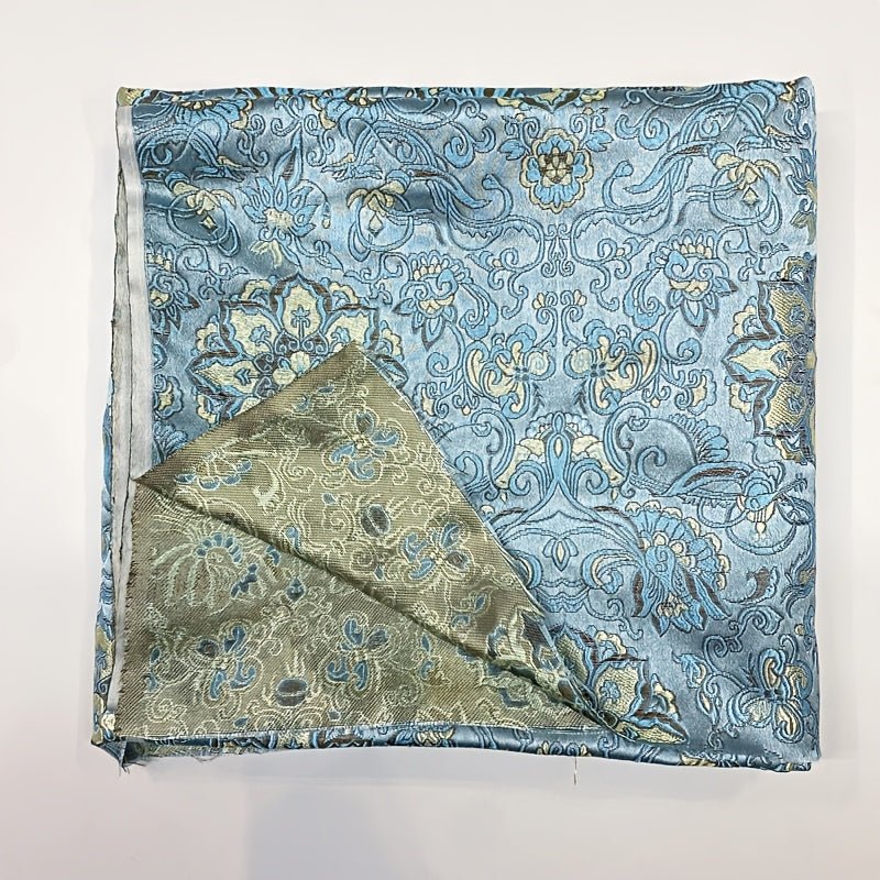 High - Quality Brocade Damask Fabric, Jacquard Weave Polyester - 