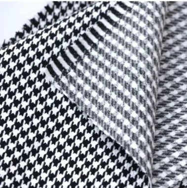 Lasilk Fabric Houndstooth Pattern Upholstery Fabrics - 