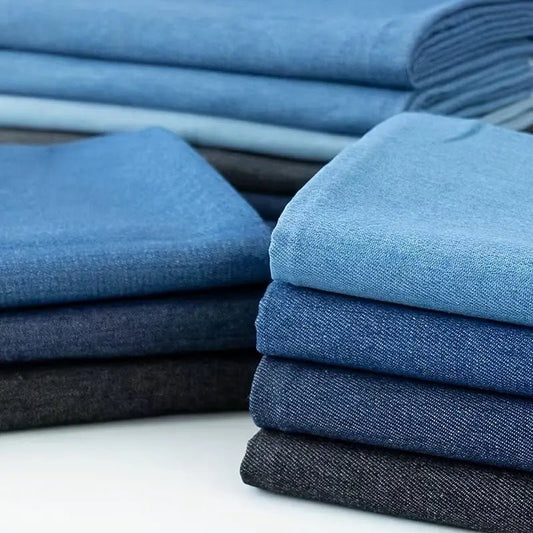 Lasilk Fabric Stretch Denim Fabric - 