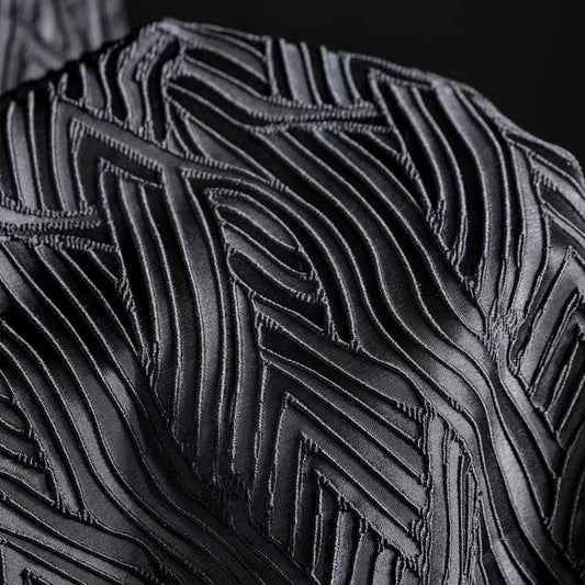LasilkFabric Darkness Dragon Pattern Design, Designer Fabrics - 