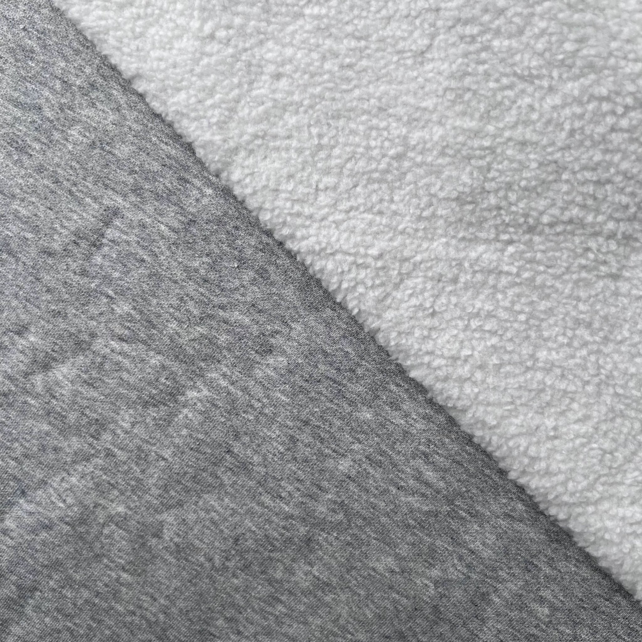 LasilkFabric Fleece Knit Fabric, Hoodie/Sweatpants Fabric - 