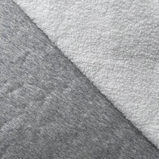 LasilkFabric Fleece Knit Fabric, Hoodie/Sweatpants Fabric - 