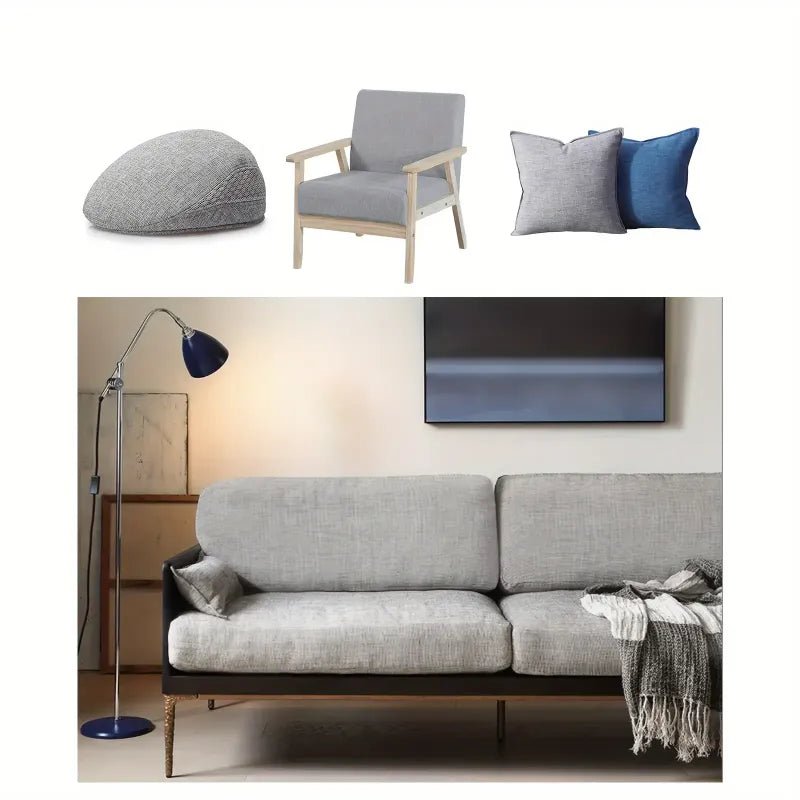 LasilkFabric High - quality Faux Linen Upholstery Fabrics, Suitable for Couch, Chair, Pillow, Tablecloth, Curtain, etc. - 