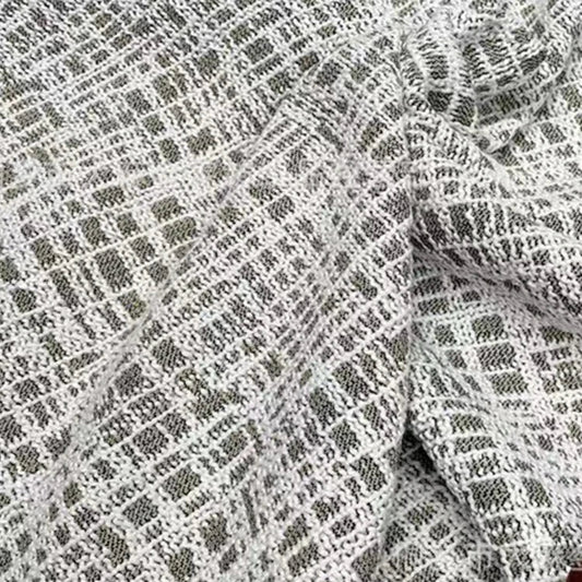 LasilkFabric Luxury High - end Collection Black and White Textured Upholstery Fabric - 