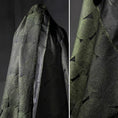 Load image into Gallery viewer, LasilkFabric Nature Leaf Texture Design, Designer Fashion Fabrics - 
