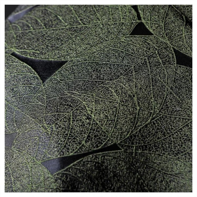 LasilkFabric Nature Leaf Texture Design, Designer Fashion Fabrics - 
