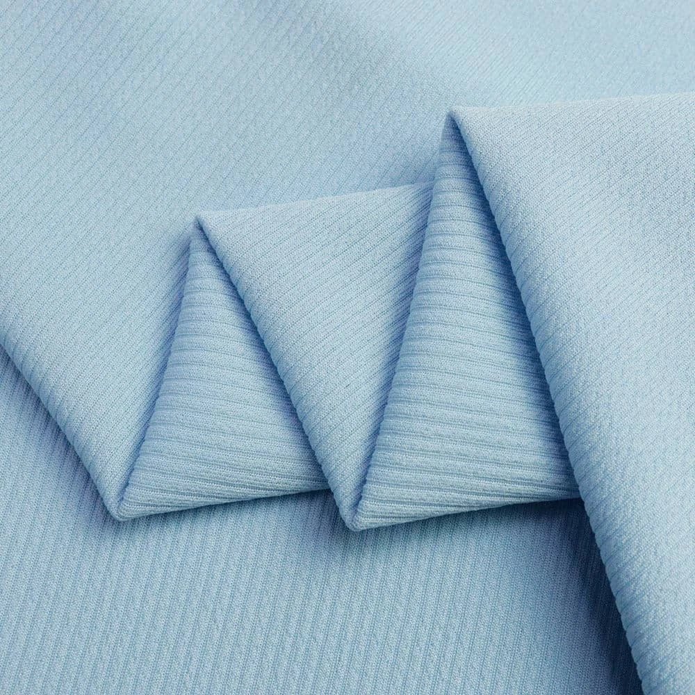 LasilkFabric Pitted Stripe Soft Knit Fabric, Knitwear/Skirt/Pants Fabric - 