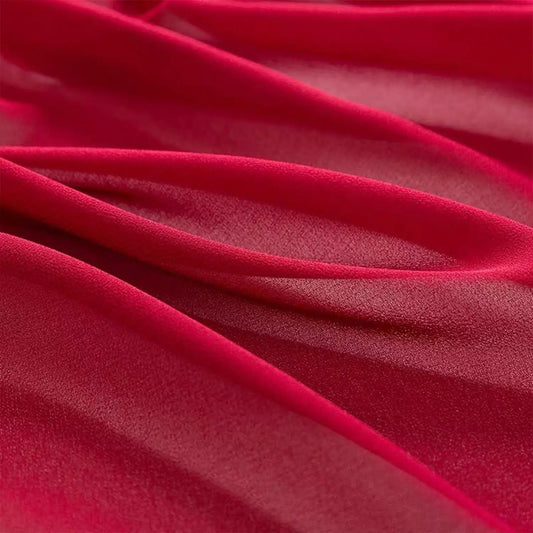 LasilkFabric Polyester Pearl Chiffon - 